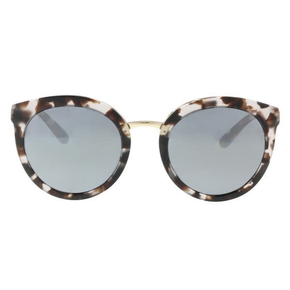Dolce & Gabbana Cube Havana Fog Cat Eye Sunglasses